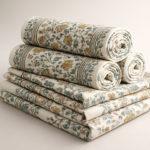 Hand Block Printed Cotton Fabric – Jaipuri Dress & Kurti Material