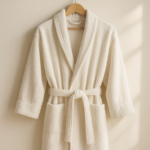 Women’s Floral Printed Cotton Kimono Robe – Long Length - Image 3